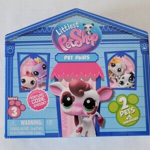 Hasbro Littlest Pet Shop Pet Pairs G7 Series 3 *Green Paw*